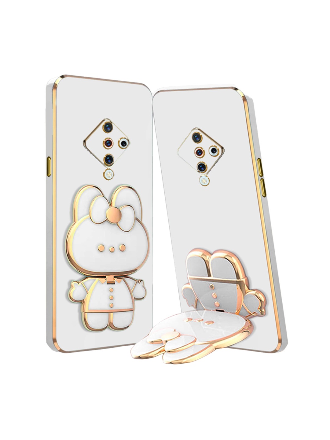 

Karwan Vivo S1 Pro 3D Cat Back Case, White