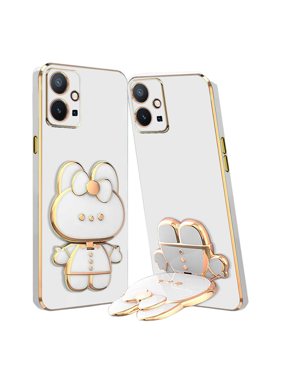

Karwan Vivo T1 5G 3D Cat Back Case, White