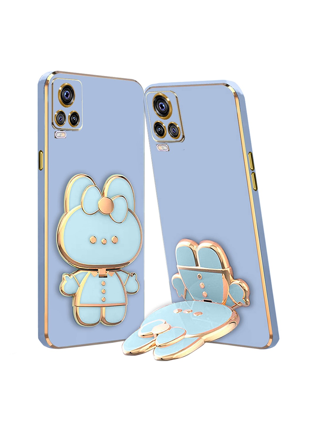 

Karwan Vivo V20 3D Cat Back Case, Blue