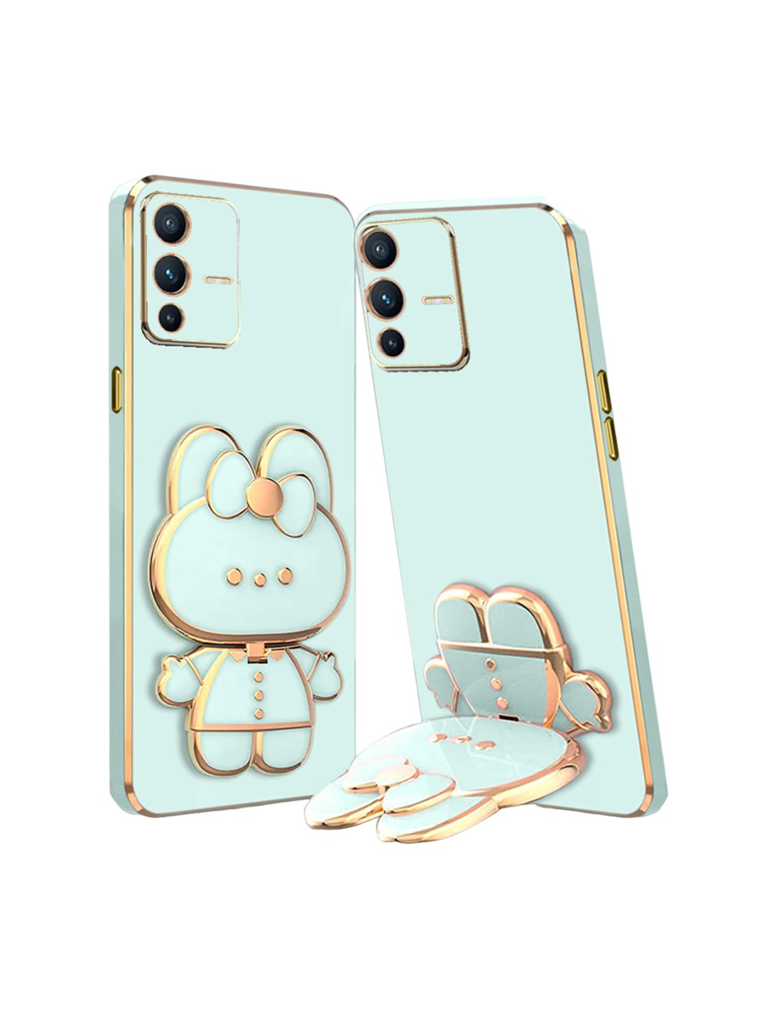 

Karwan Vivo V23 3D Cat Back Case, Green