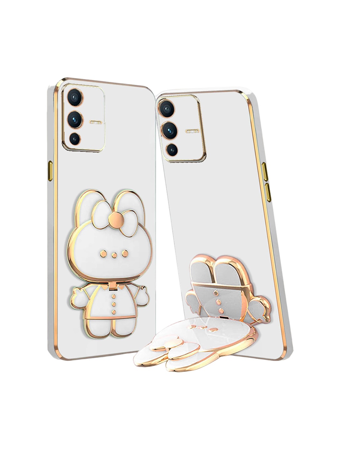 

Karwan Vivo V23 Pro 3D Cat Back Case, White