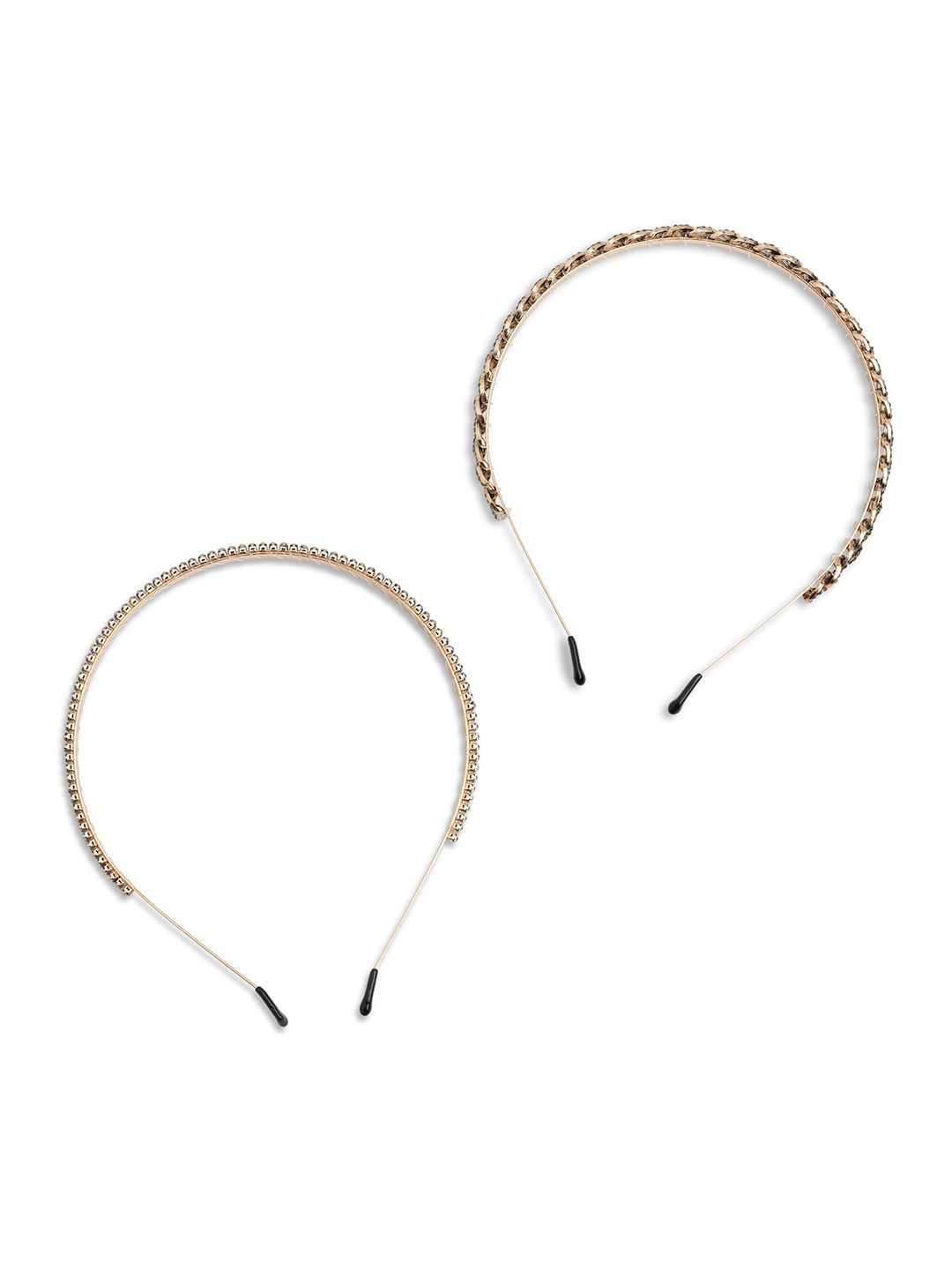 

ALDO Set of 2 Embellished Hair Accessory Set, Gold