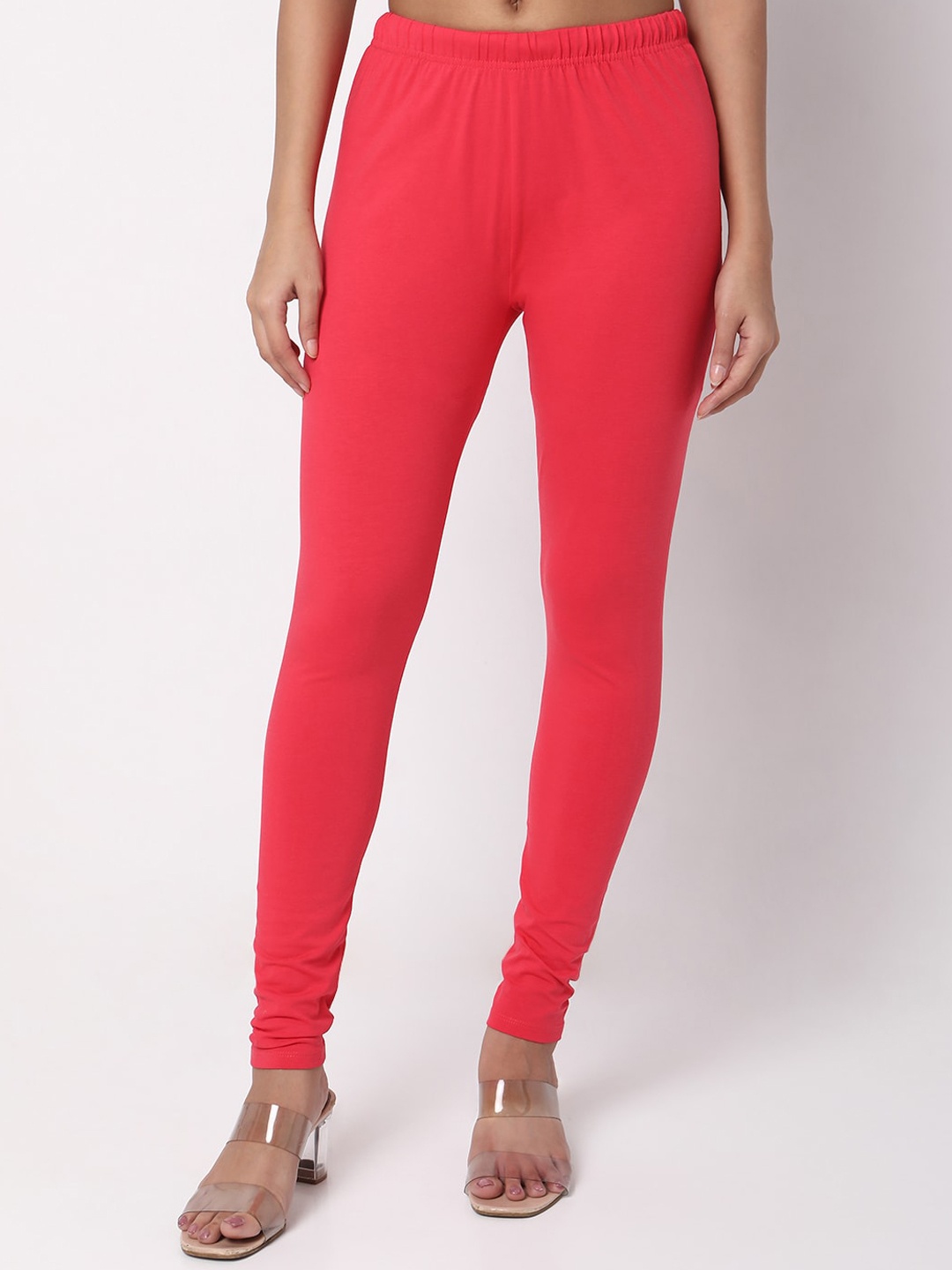 

Ethnicity Churidar-Length Leggings, Orange