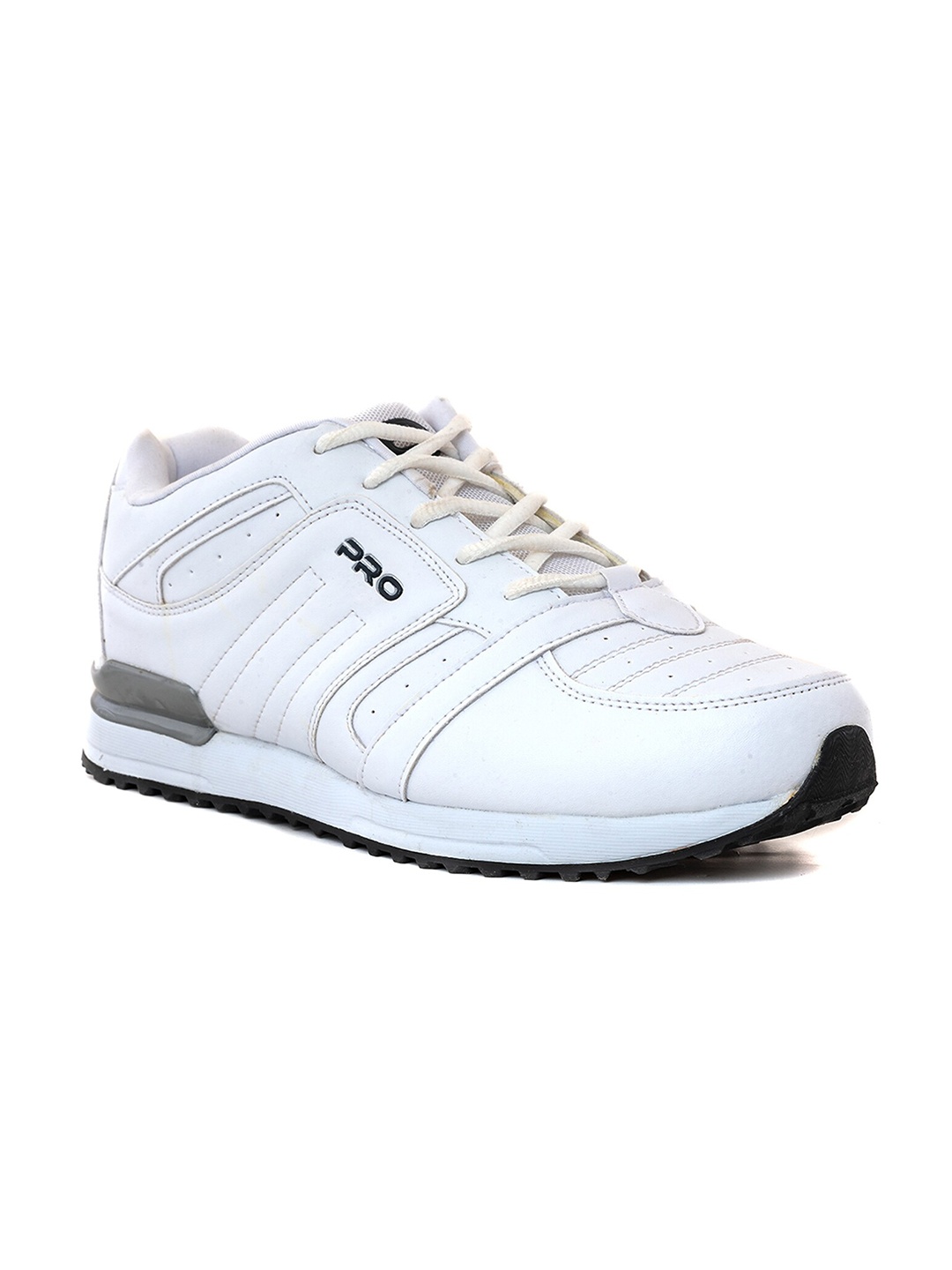 

Khadims Men Pro Cushioning PSI Lace-Up Running Shoes, White