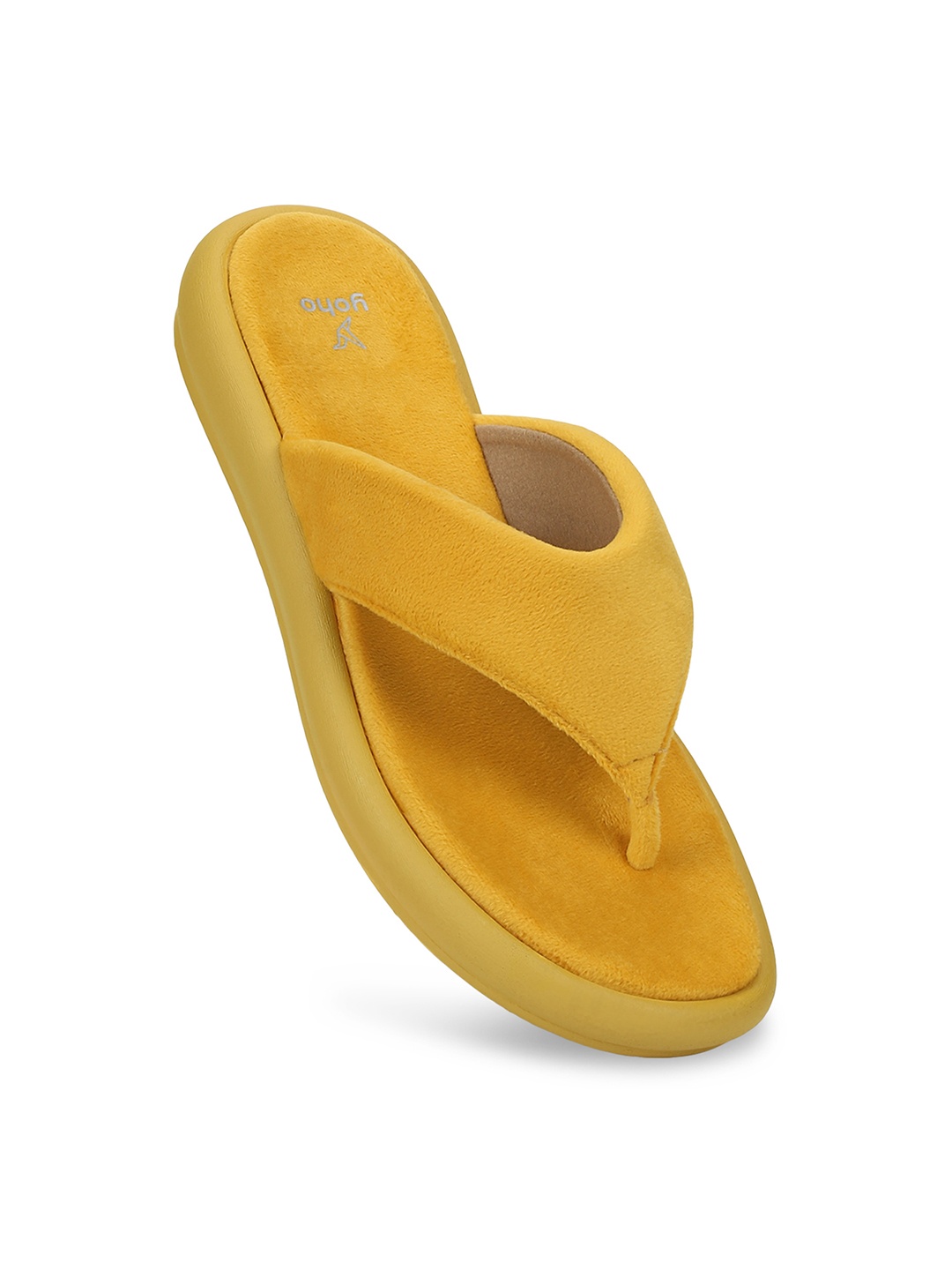 

yoho Thong Strap Open Toe Flats, Yellow