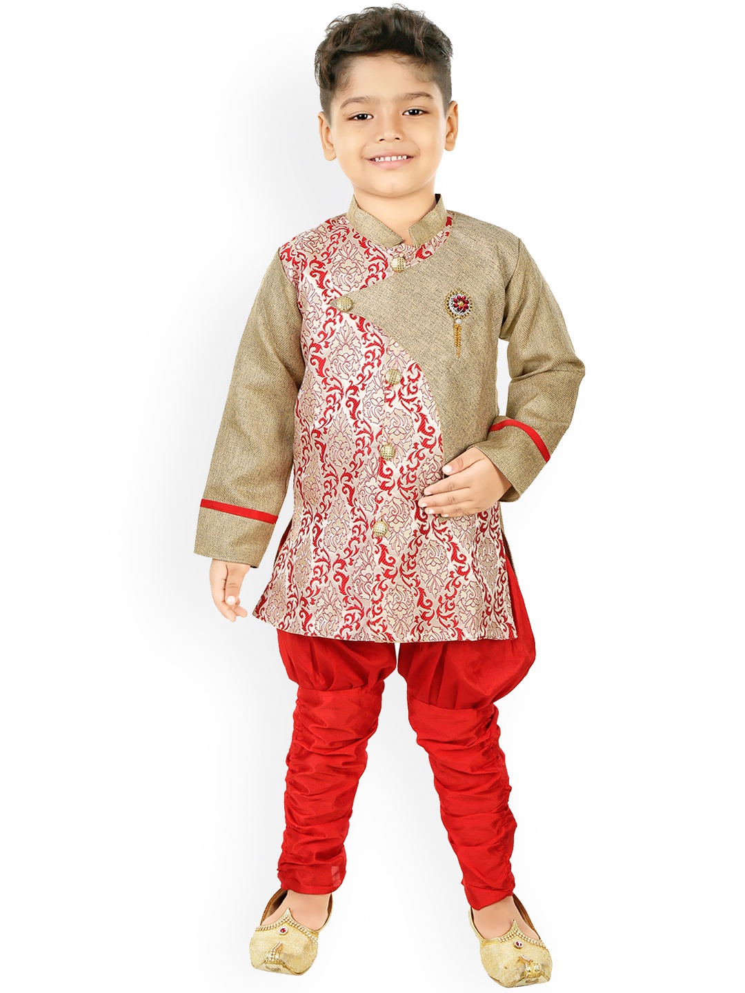 

BAESD Self-Designed Sherwani Set, Red