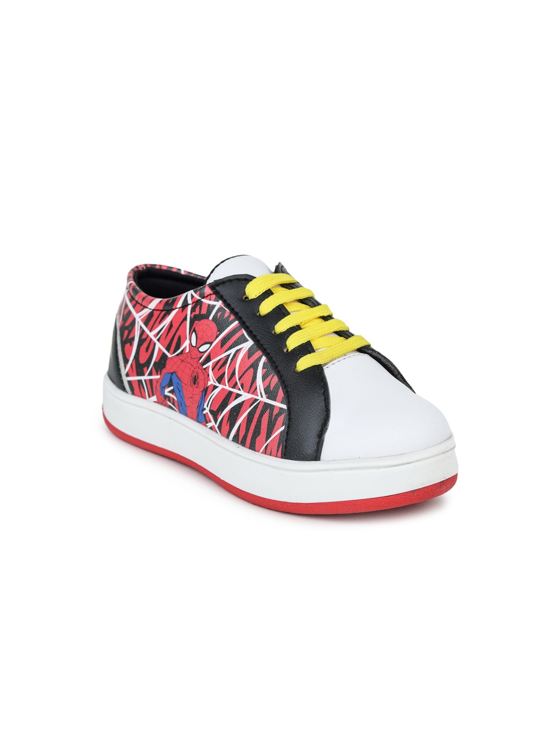 

toothless Boys Spider-Man Printed Comfort Insole Sneakers, Red