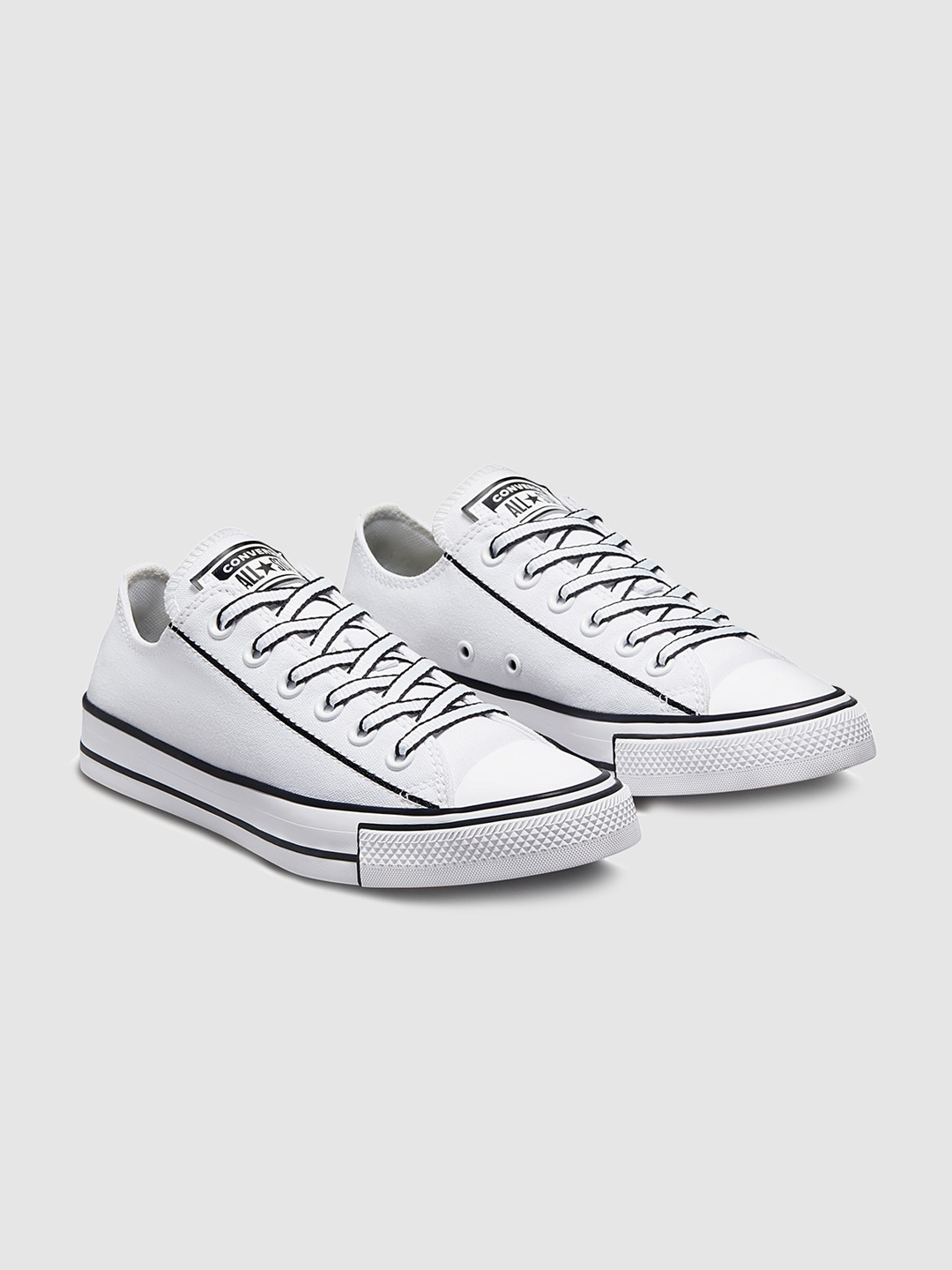 

Converse Unisex Chuck Taylor All Star Outline Low Top Sneakers, White