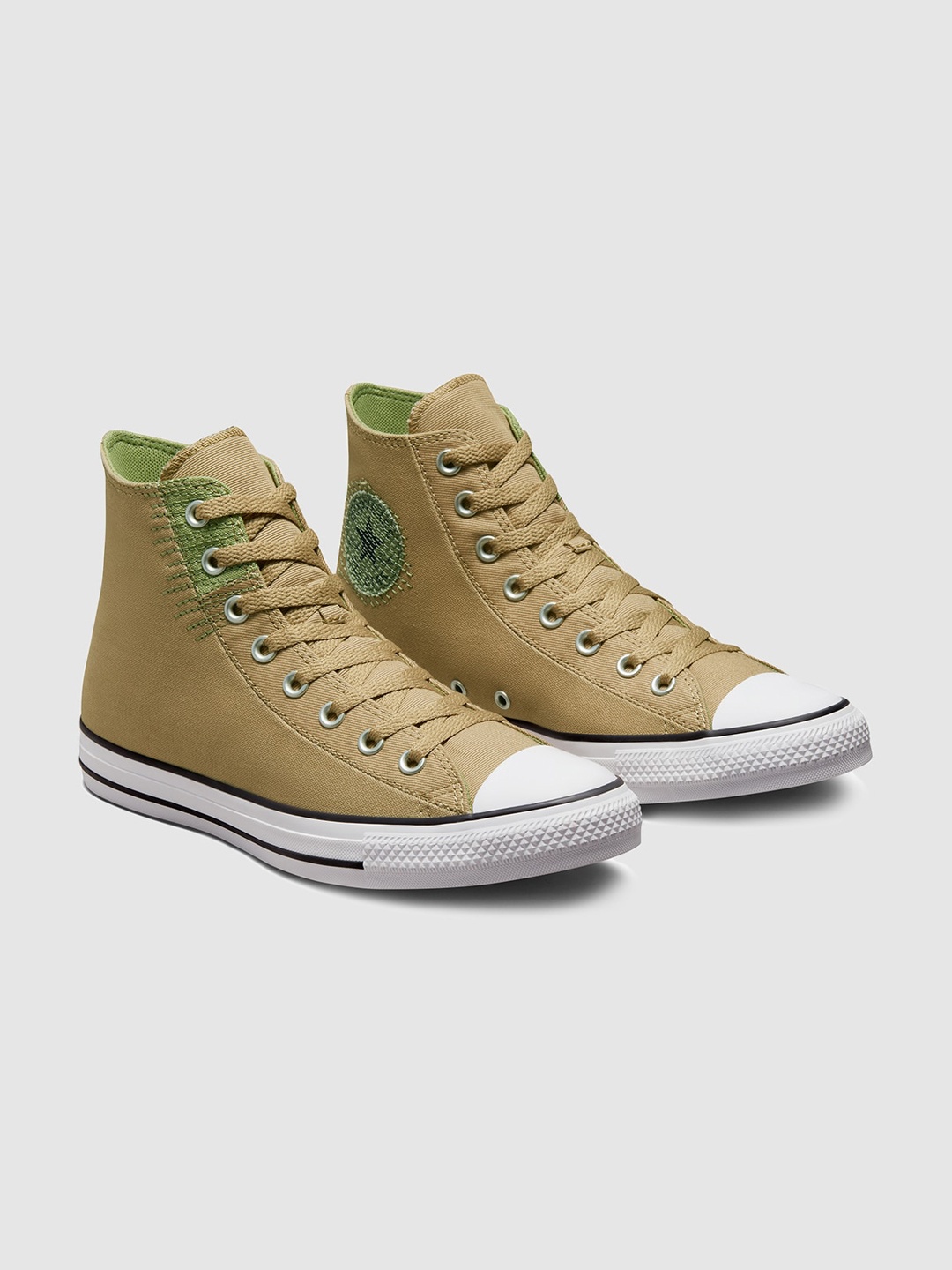 

Converse Men Chuck Taylor All Star Stitched Patch High Top Sneakers, Khaki