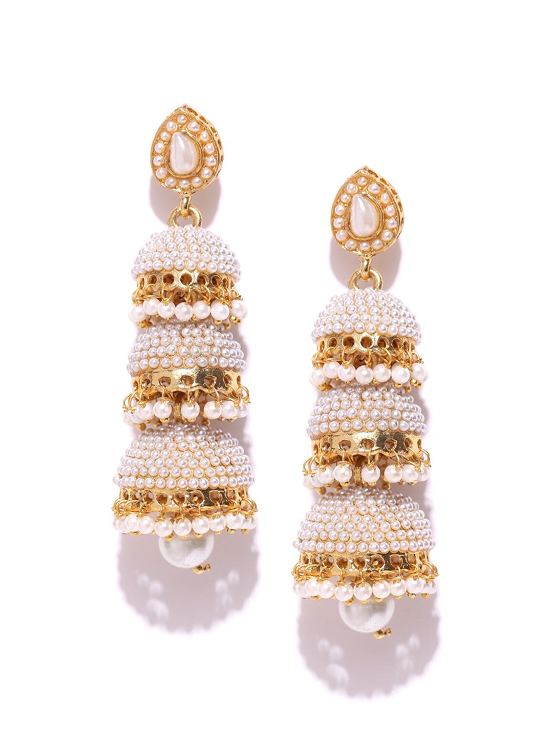 

Anouk Gold-Plated Contemporary Jhumkas