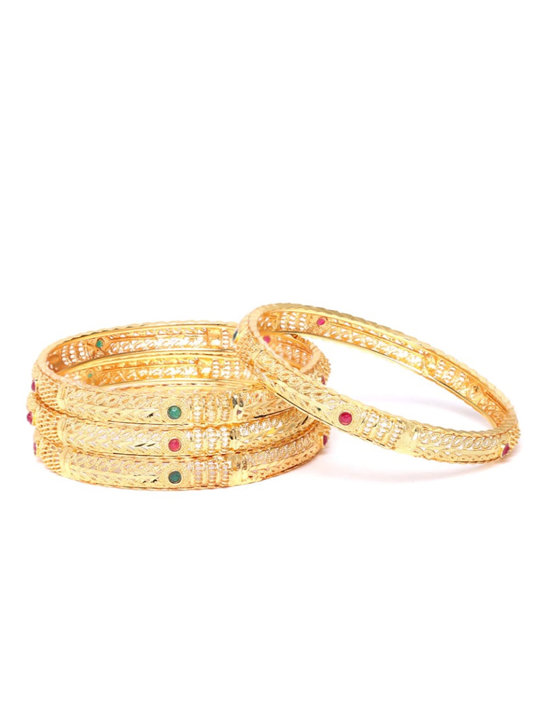 

Anouk Set Of 4 Gold Plated Bangles