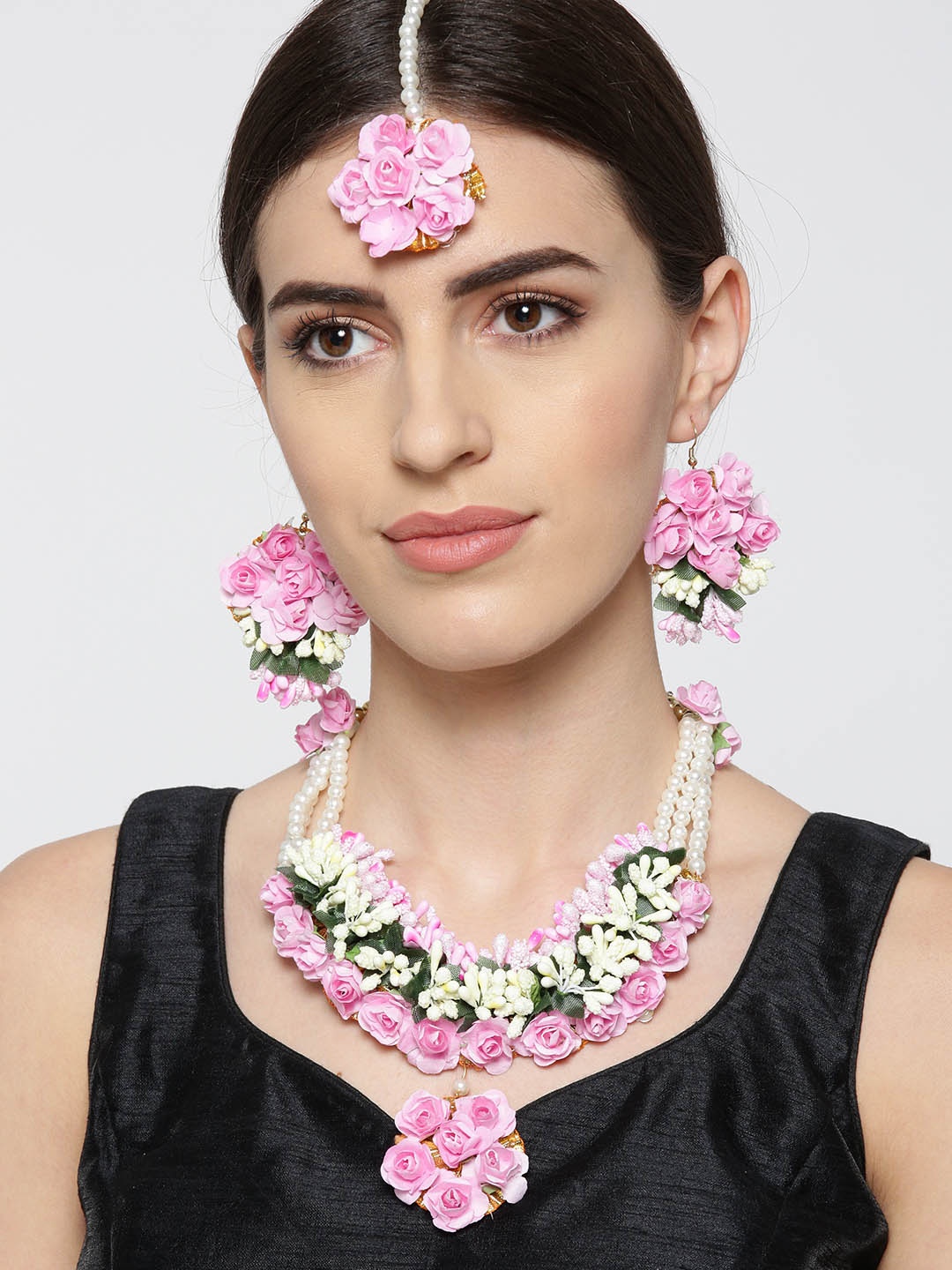 

Anouk Beaded Jewellery Set, Pink