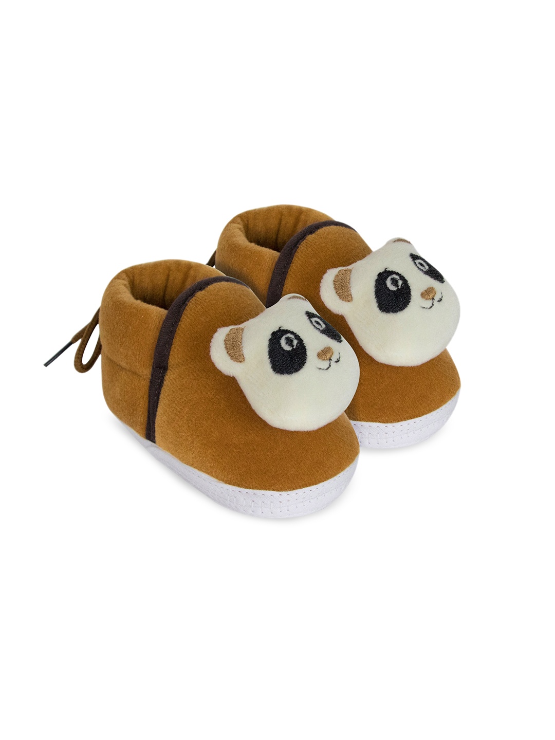 

BAESD Infants Teddy Face Cotton Fur Booties, Brown