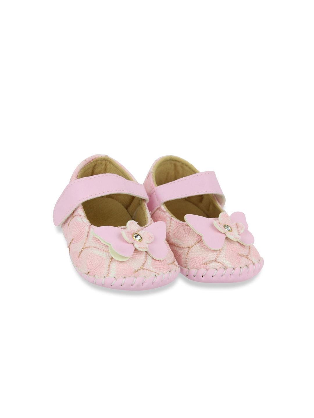 

BAESD Infant Girls Floral Design Booties, Pink