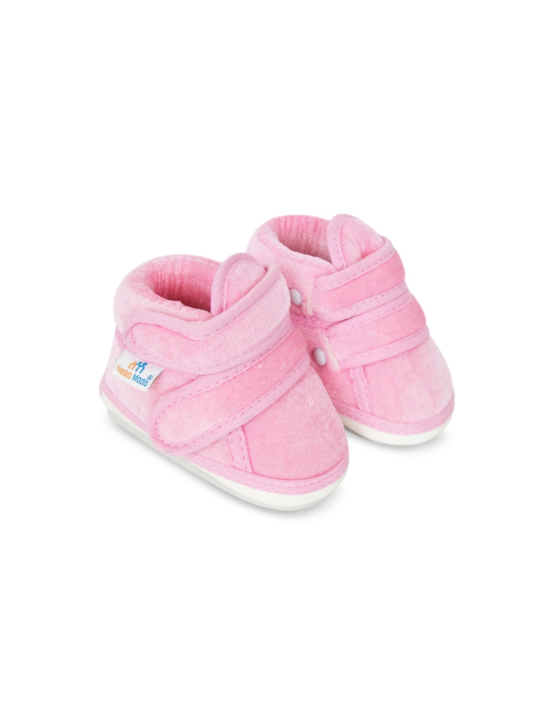 

BAESD Infants Musical Chu Chu Sound Lightweight Cotton Booties, Pink