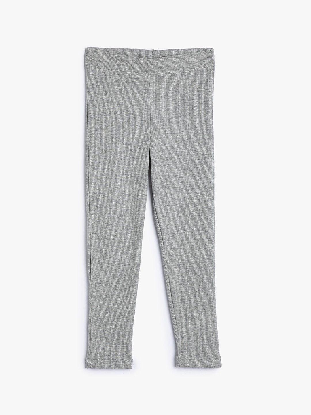 

Koton Girls Ankle-Length Leggings, Grey