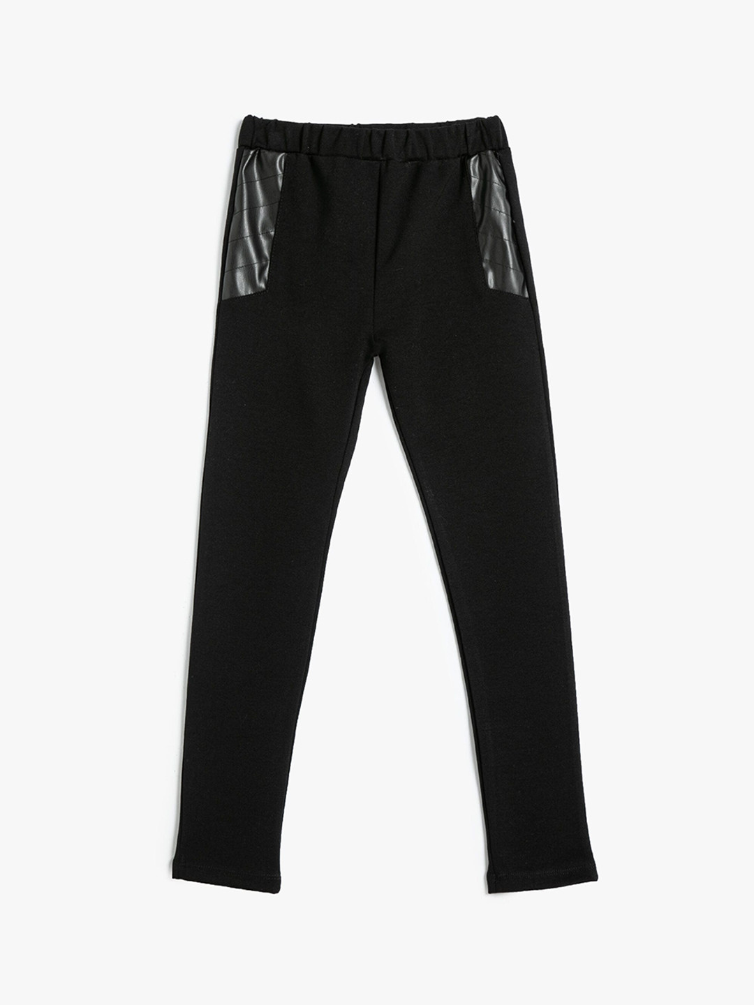 

Koton Girls Ankle-Length Leggings, Black