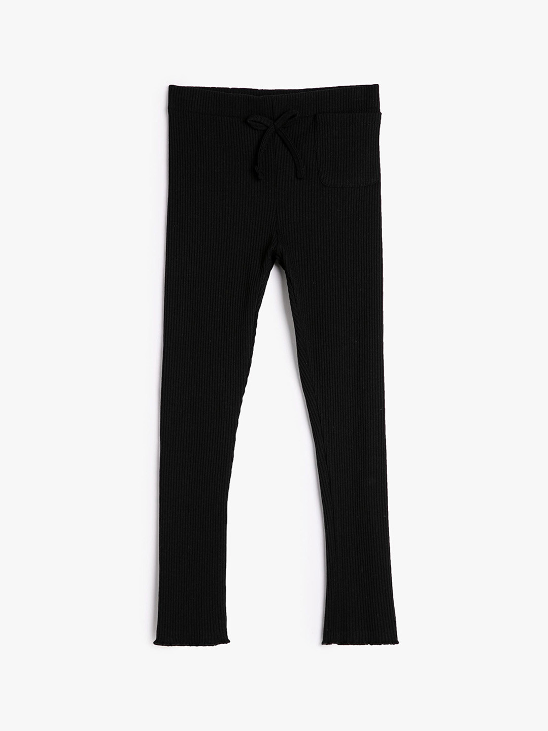

Koton Girls Ankle-Length Leggings, Black