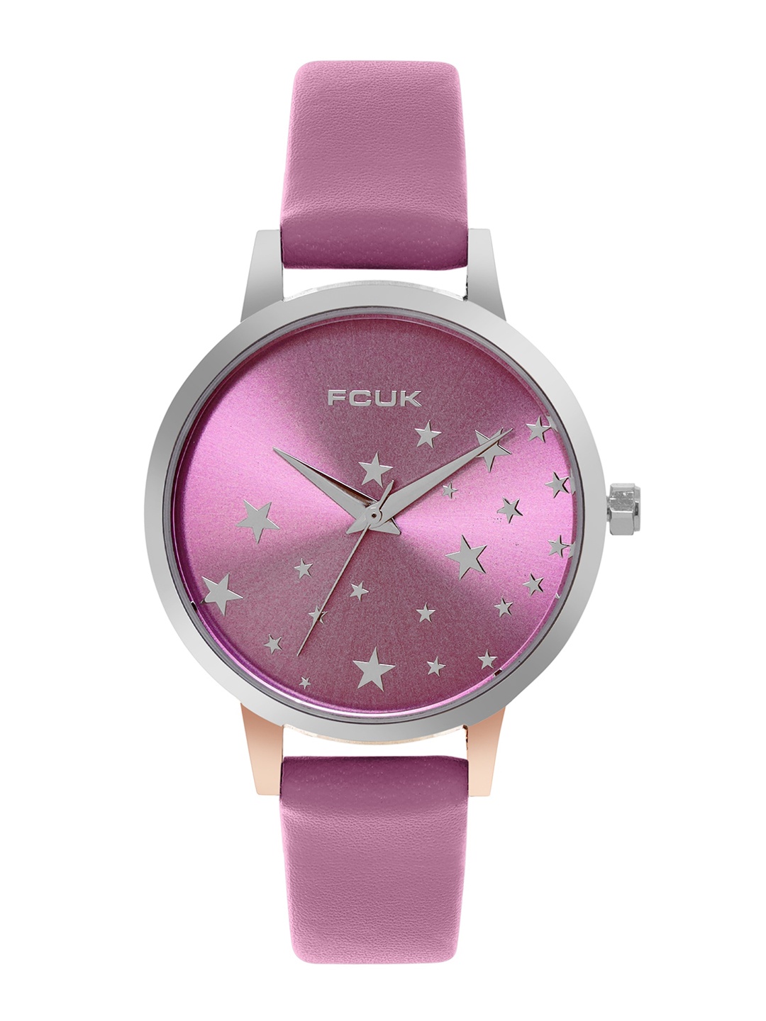 

FCUK Women Water Resistance Stainless Steel Analogue Watch FK00024A, Pink