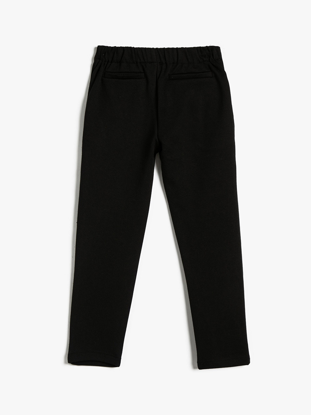 

Koton Girls High-Rise Chinos Trousers, Black