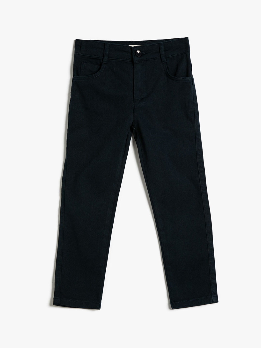 

Koton Boys High-Rise Chinos Trousers, Navy blue