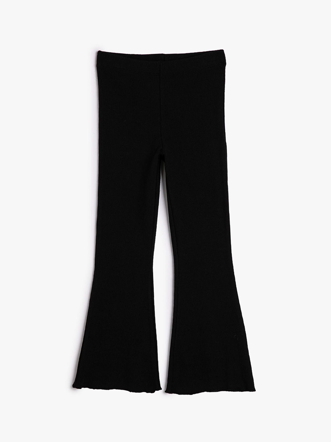 

Koton Girls High-Rise Bootcut Trouser, Black