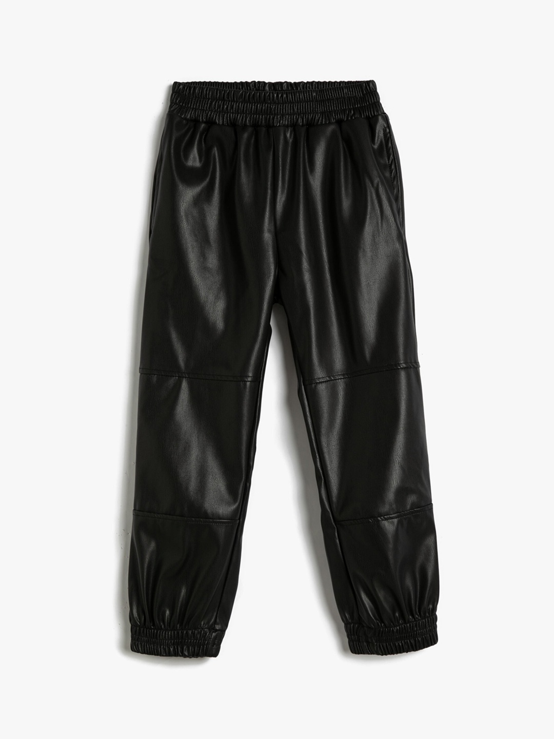 

Koton Girls High-Rise Regular Joggers, Black