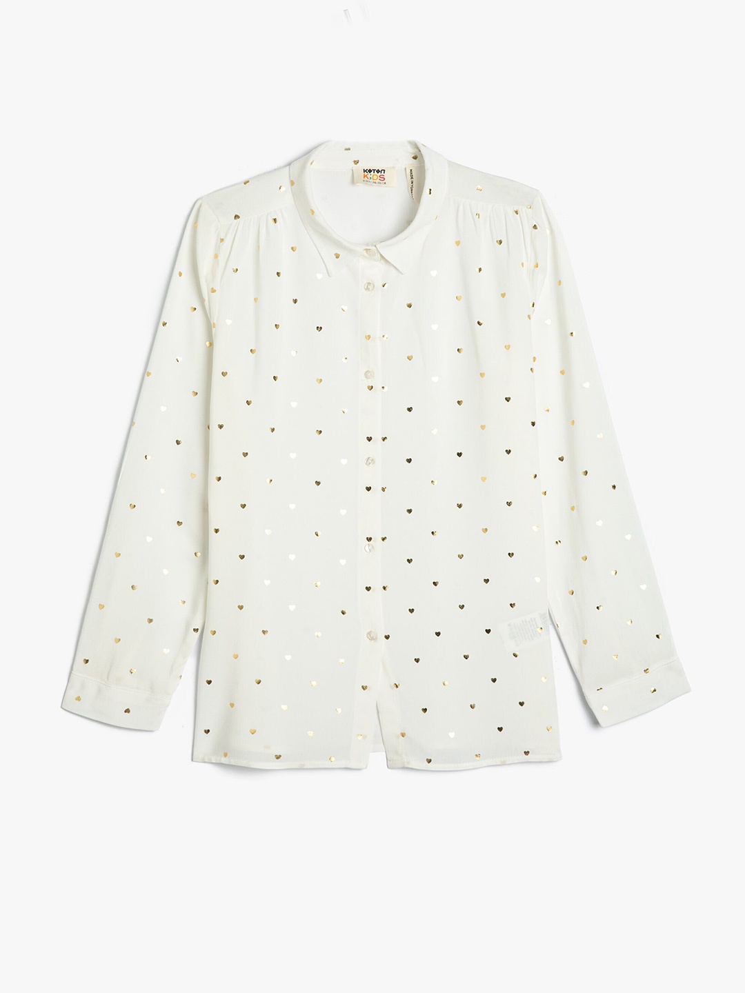 

Koton Girls Opaque Printed Casual Shirt, Beige