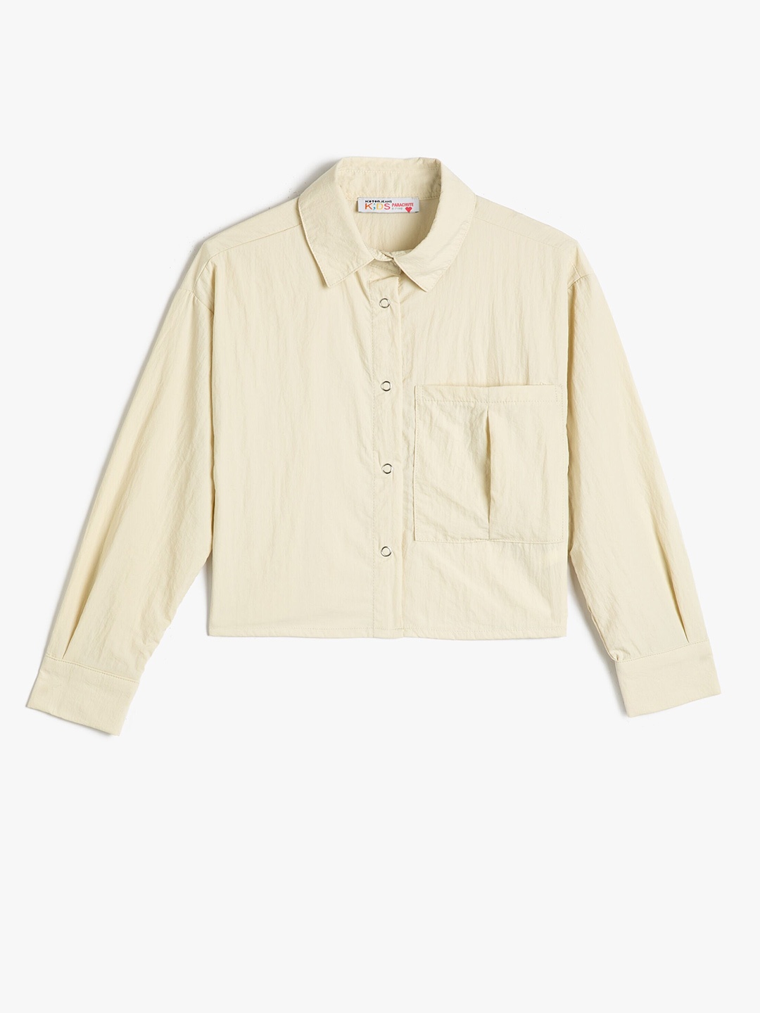 

Koton Girls Opaque Casual Shirt, Beige