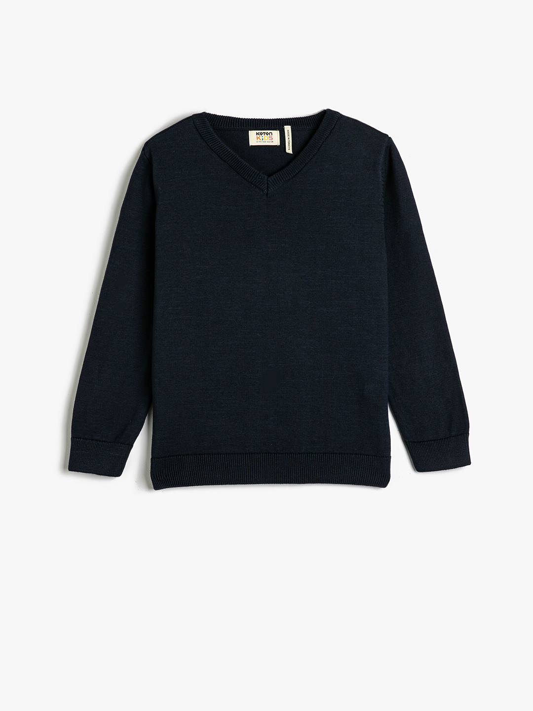 

Koton Boys V-Neck Long Sleeves Pullover, Blue