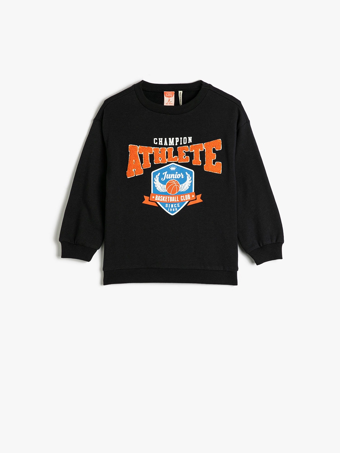 

Koton Boys Printed Pure Cotton Sweatshirt, Navy blue