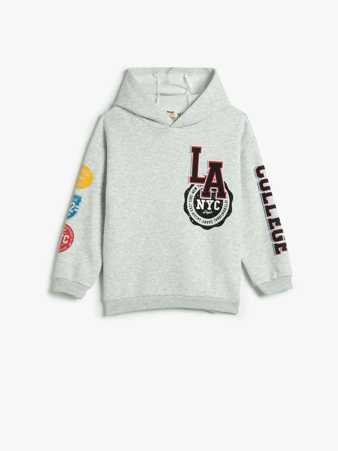 

Koton Boys Typography Printed Pullover Sweatshirt, Grey
