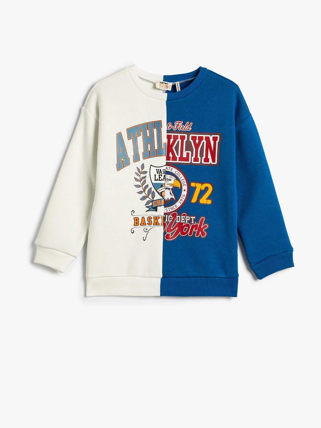 

Koton Boys Graphic Printed Sweatshirt, Beige