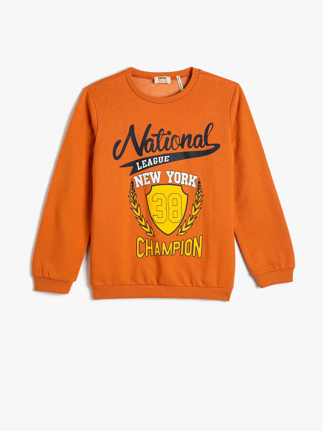 

Koton Boys Graphic Printed Sweatshirt, Orange