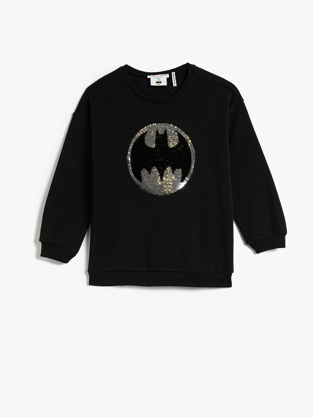 

Koton Boys Batman Printed Pullover Sweatshirt, Black