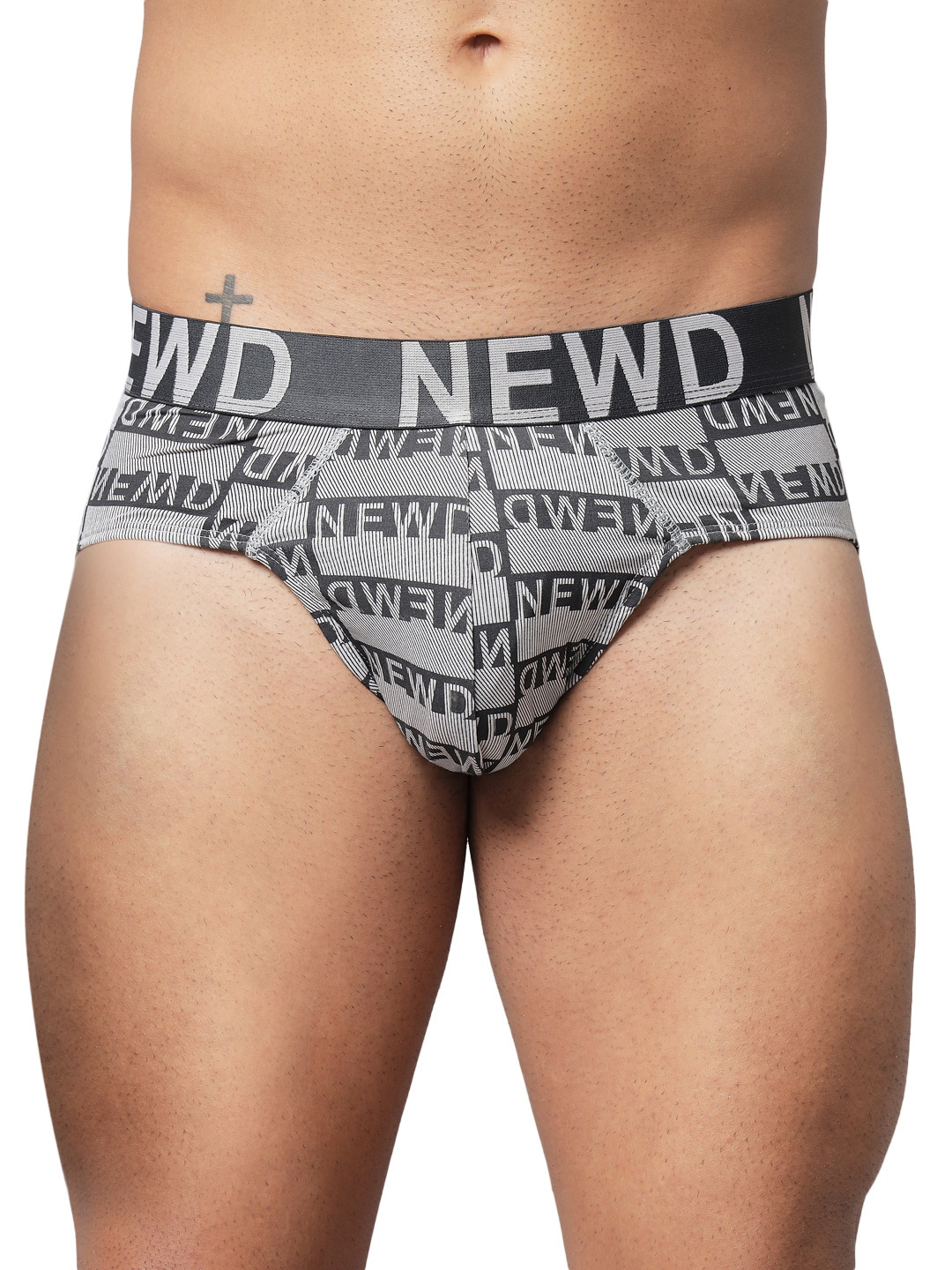 

NEWD Logo Printed Trunks NBP13, Grey