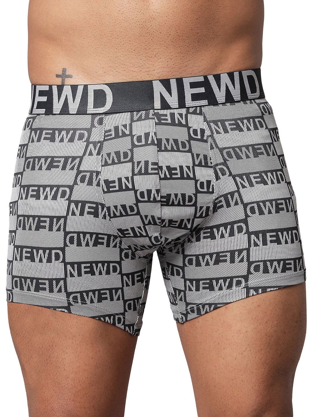 

NEWD Men Logo-Print Trunks NTP13-GREY