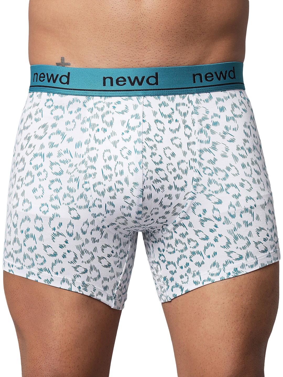 

NEWD Abstract Printed Trunks NTP16-WHITE-S
