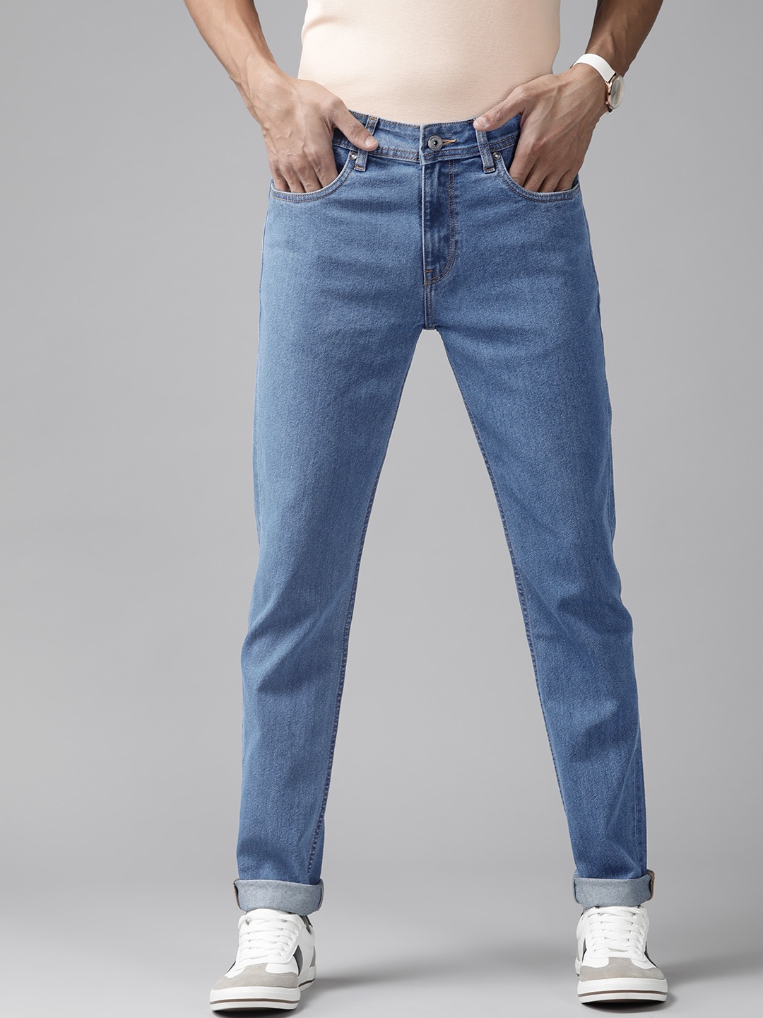 

Blackberrys Men Yonk Skinny Fit Stretchable Jeans, Blue