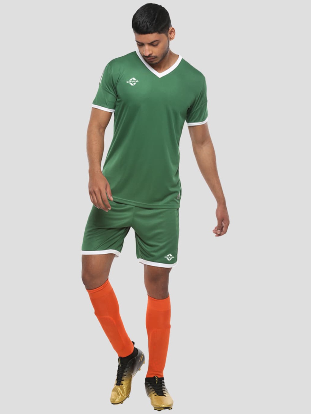 

NIVIA Ultra V-Neck Football Jersey Set, Green