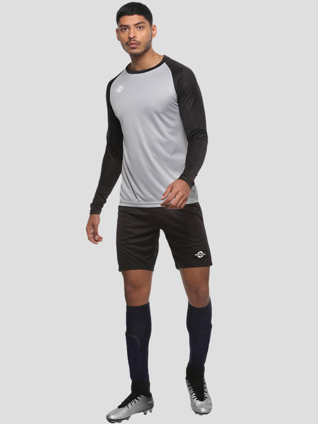 

NIVIA Destroyer Football Jersey & Shorts, Grey