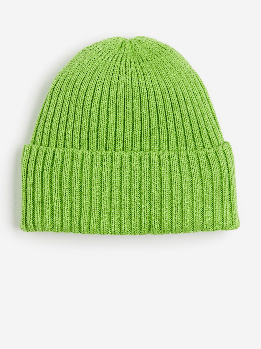 

H&M Rib-Knit Hat, Green