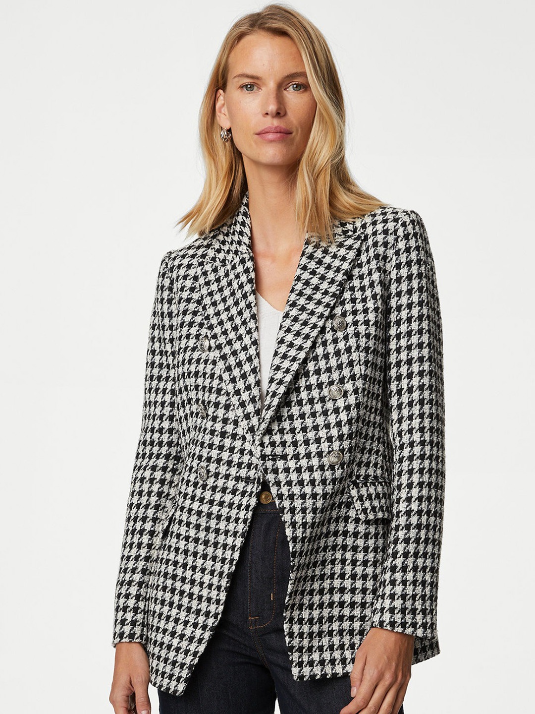 

Marks & Spencer Single-Breasted Formal Blazers, Black