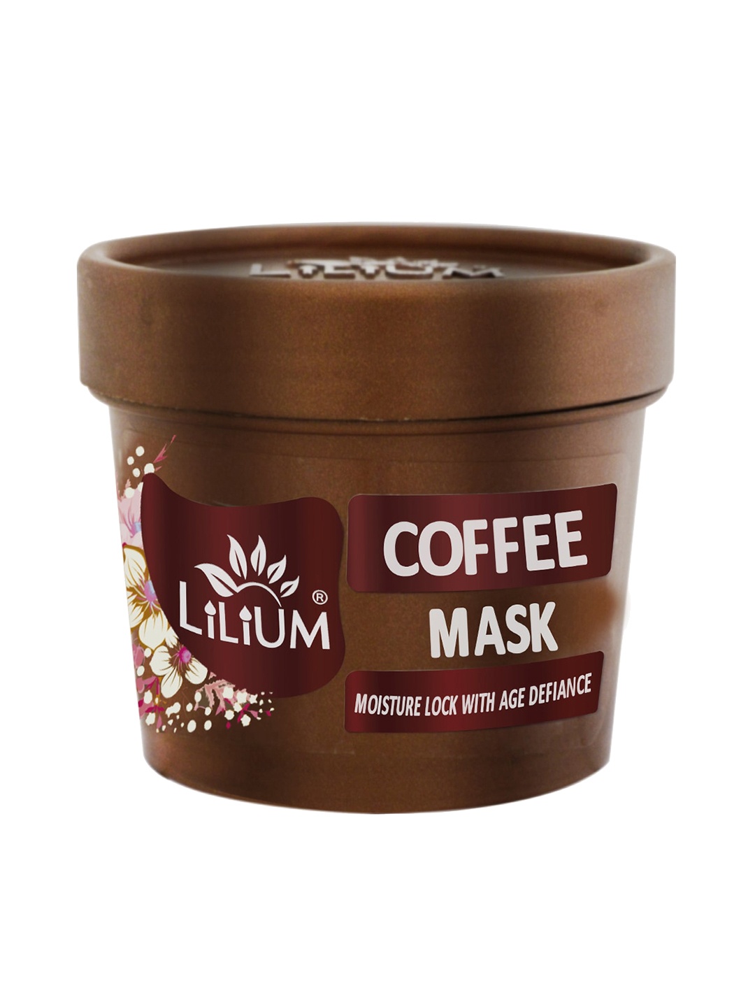 

Lilium Coffee Face Mask Moisture Lock With Age Defiance Extra Glow & Fair Complexion -100g, Brown