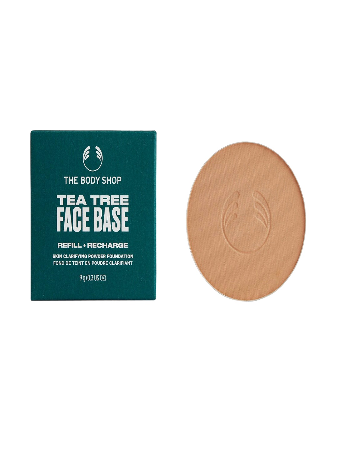 

THE BODY SHOP Tea Tree Face Base Skin Clarifying Compact Powder - Medium 1C, Beige