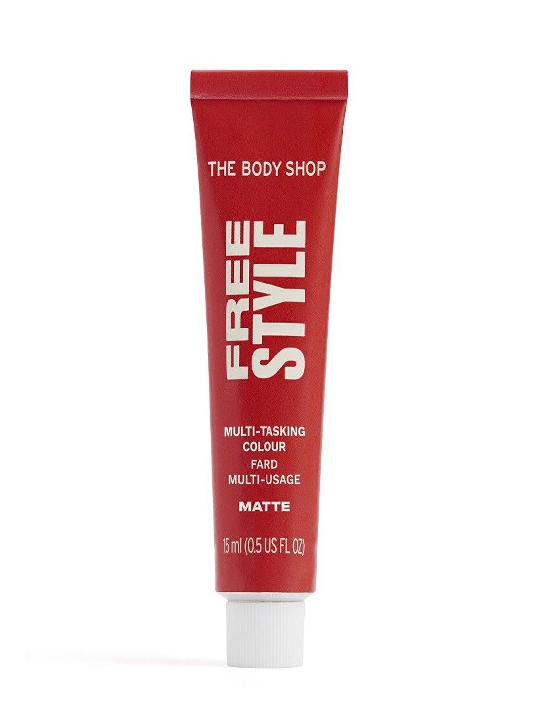

THE BODY SHOP Free-Style Matte Multi-Tasking Lip Colour Tube 15ml - Real, Red