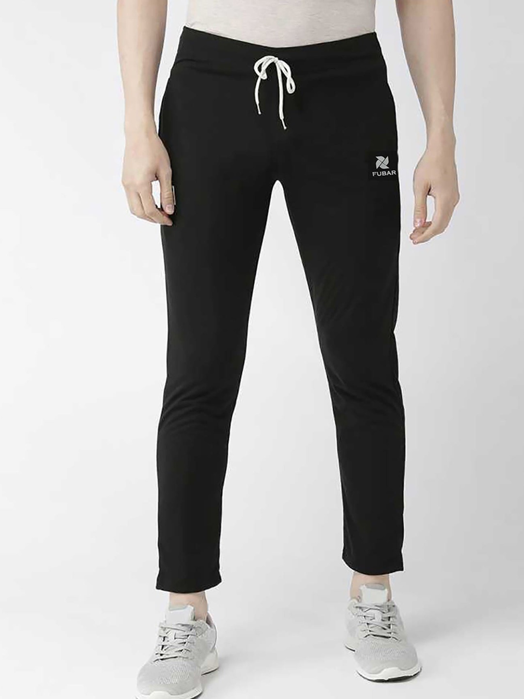 

FUBAR Men Mid-Rise Track Pants, Black