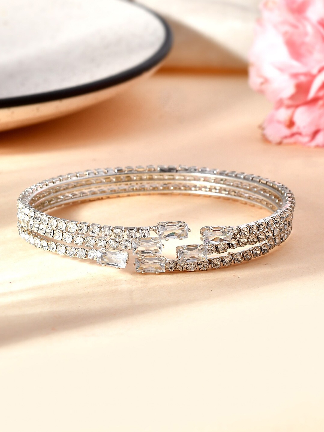 

Silvermerc Designs Silver-Plated Bangle-Style Bracelet