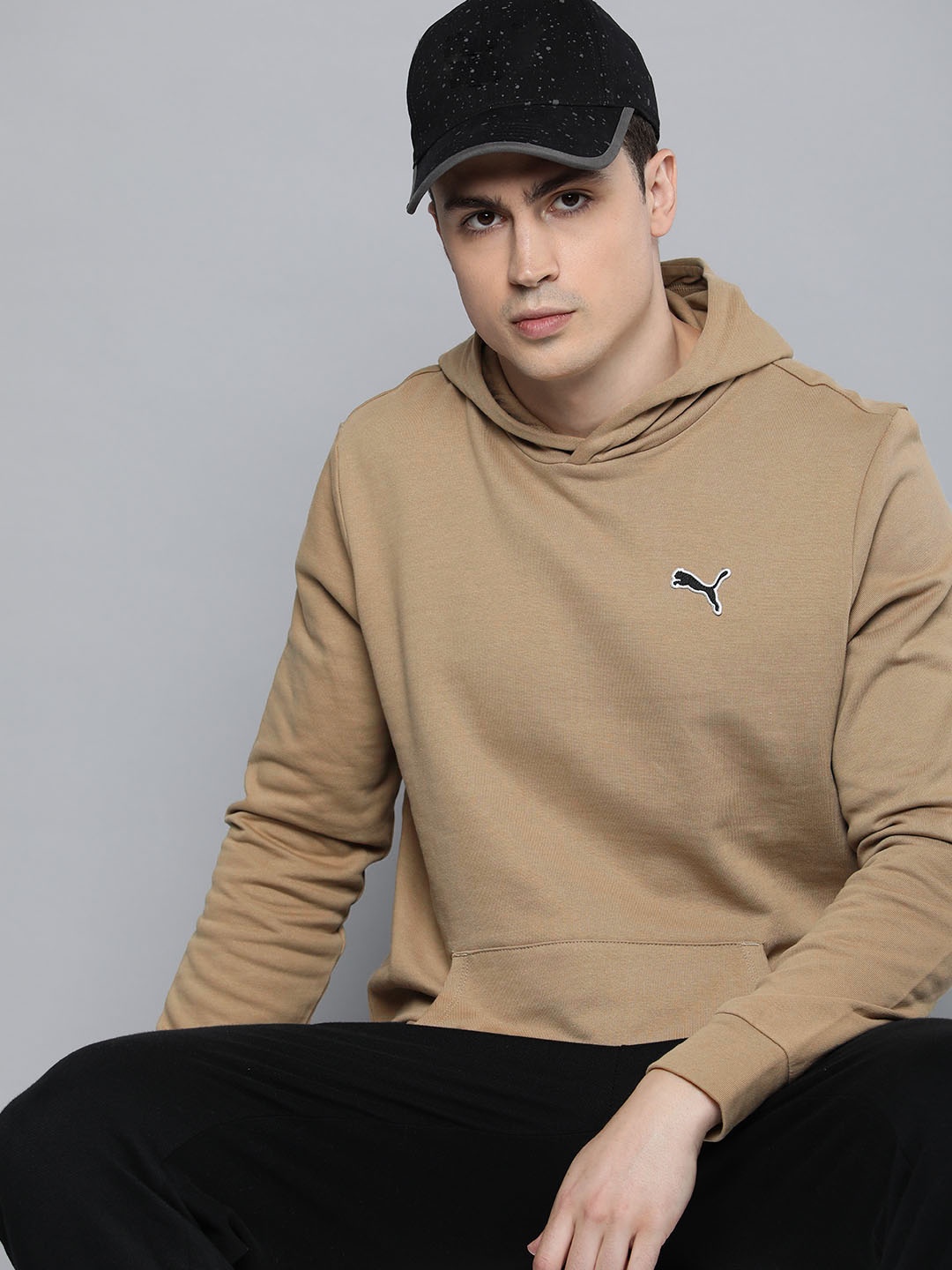 

Puma Better Essentials Pure Cotton Hooded Sweatshirt, Beige