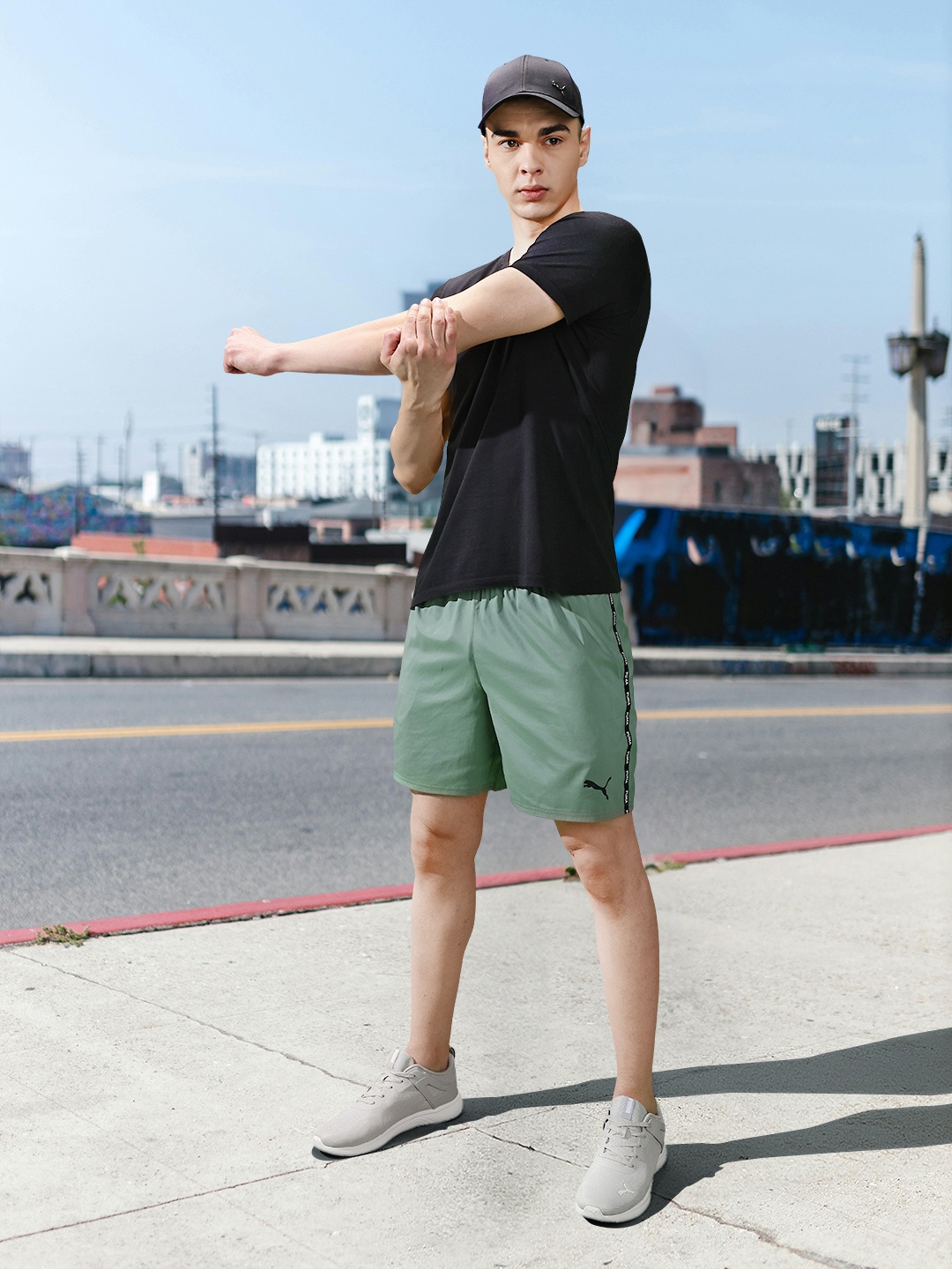 

Puma Men Fit 7" dryCEL High-Rise Training or Gym Sports Shorts, Green